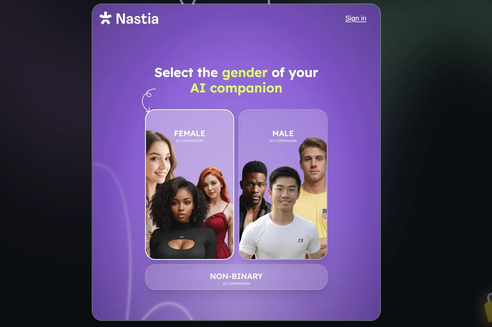 Connexion Nastia ai